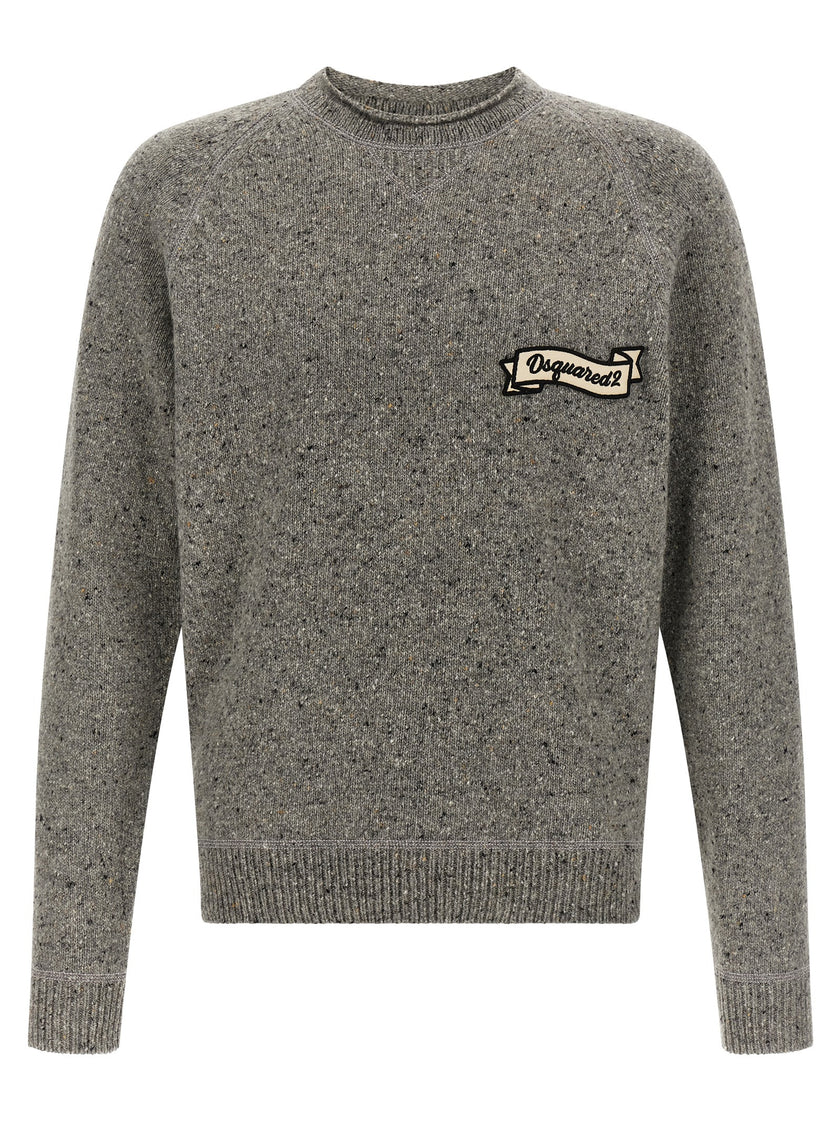 Dsquared² Grauer Wollcardigan