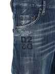Dsquared² Blaue Baumwolljeans im Relaxed Fit