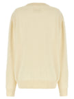 Jil Sander Weiße Wollstrickjacke