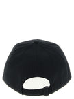 Moncler Schwarze Baumwollkappe (Baseball Cap)