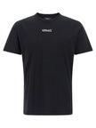Versace Schwarzes Baumwoll-T-Shirt