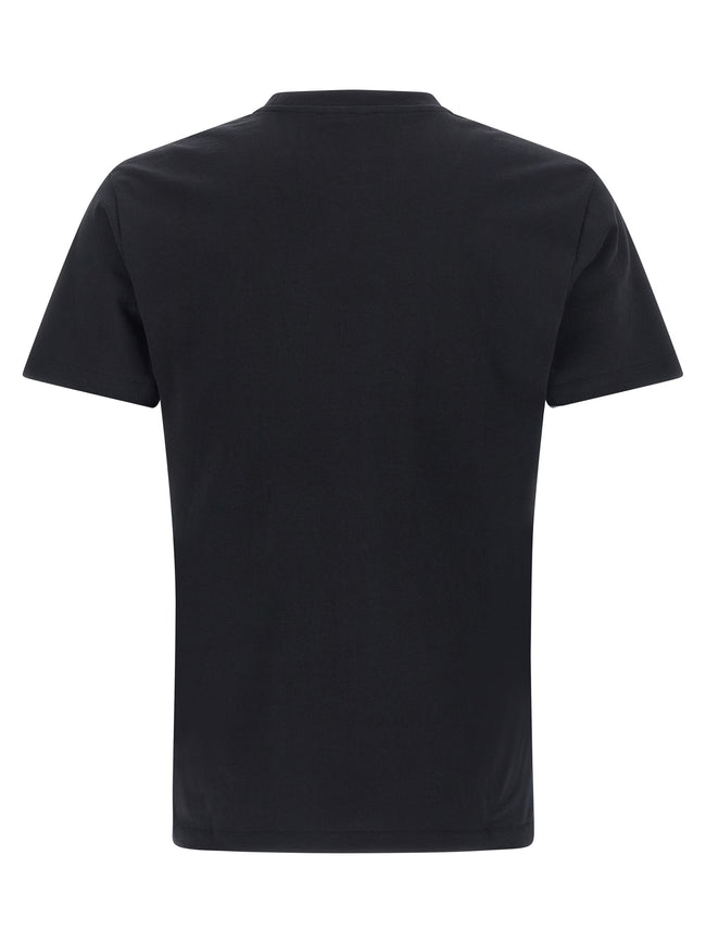 Versace Schwarzes Baumwoll-T-Shirt