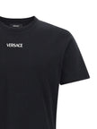 Versace Schwarzes Baumwoll-T-Shirt