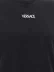 Versace Schwarzes Baumwoll-T-Shirt