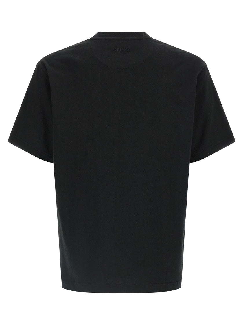Kenzo Schwarzes Baumwoll-T-Shirt