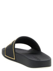 Versace Schwarze Slides aus Polyurethan