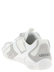 Versace Weiße Kalbsleder-Sneaker im Athletic-Look