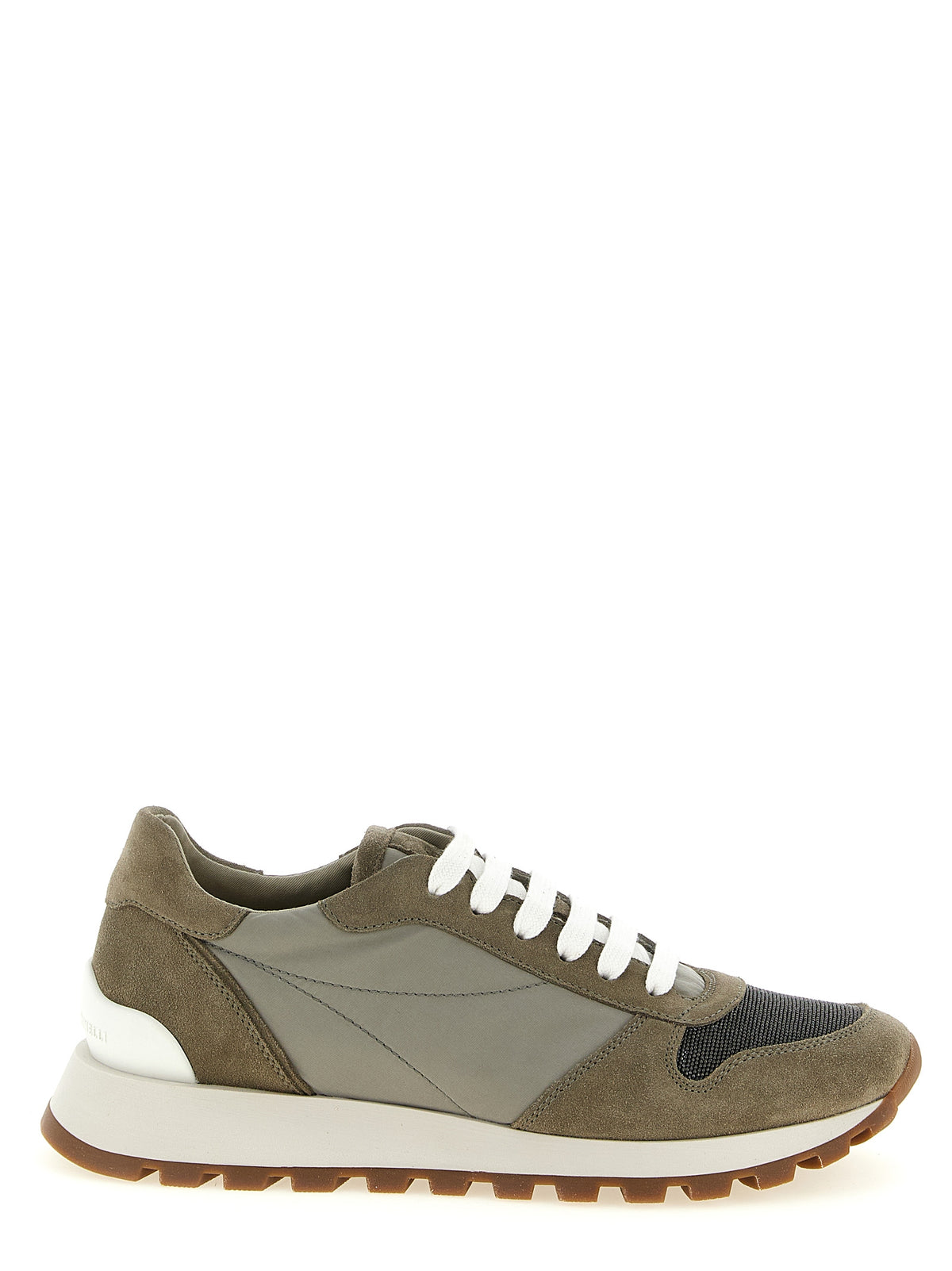 Brunello Cucinelli two-tone polyester athletic sneakers