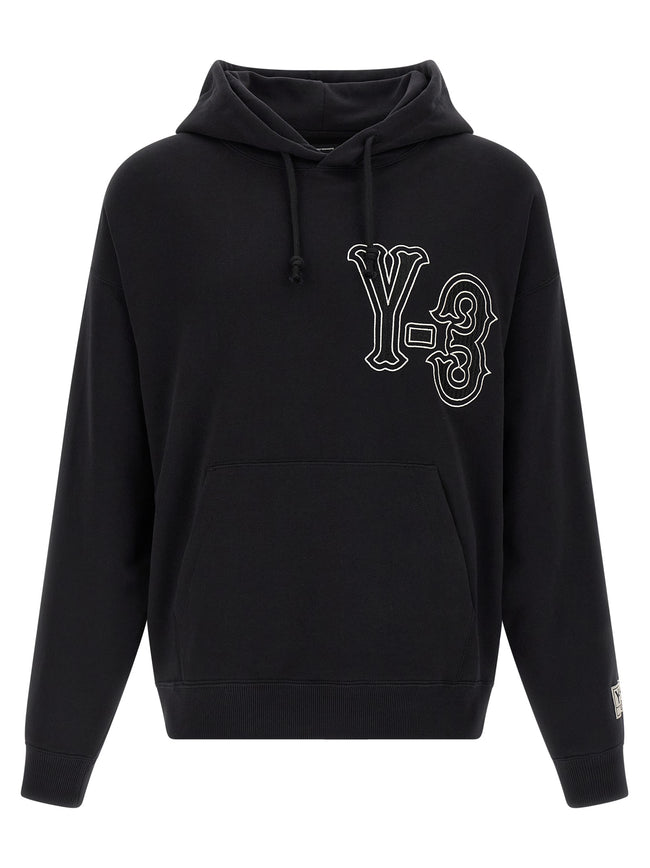Y-3 Schwarzer Baumwoll-Sweatshirt