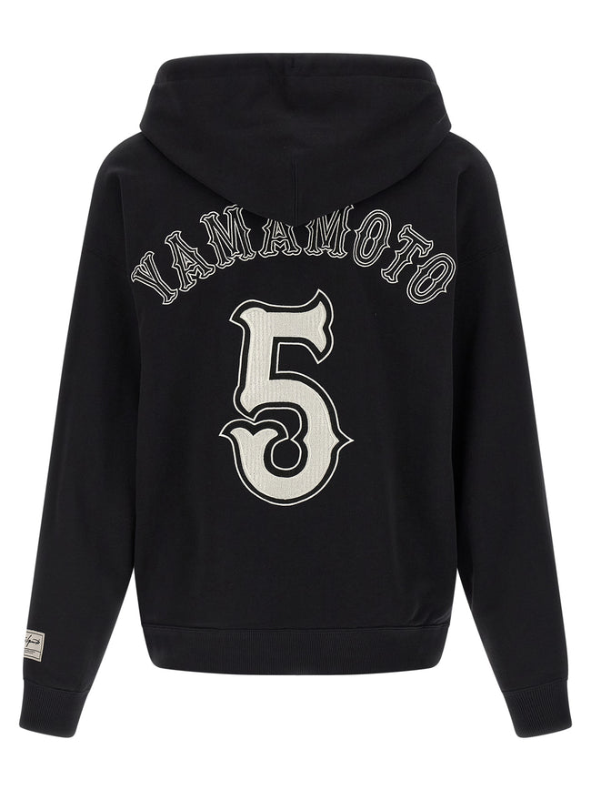 Y-3 Schwarzer Baumwoll-Sweatshirt