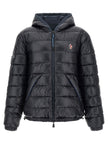 Moncler Grenoble Blaue Shell-Jacke aus Polyamid