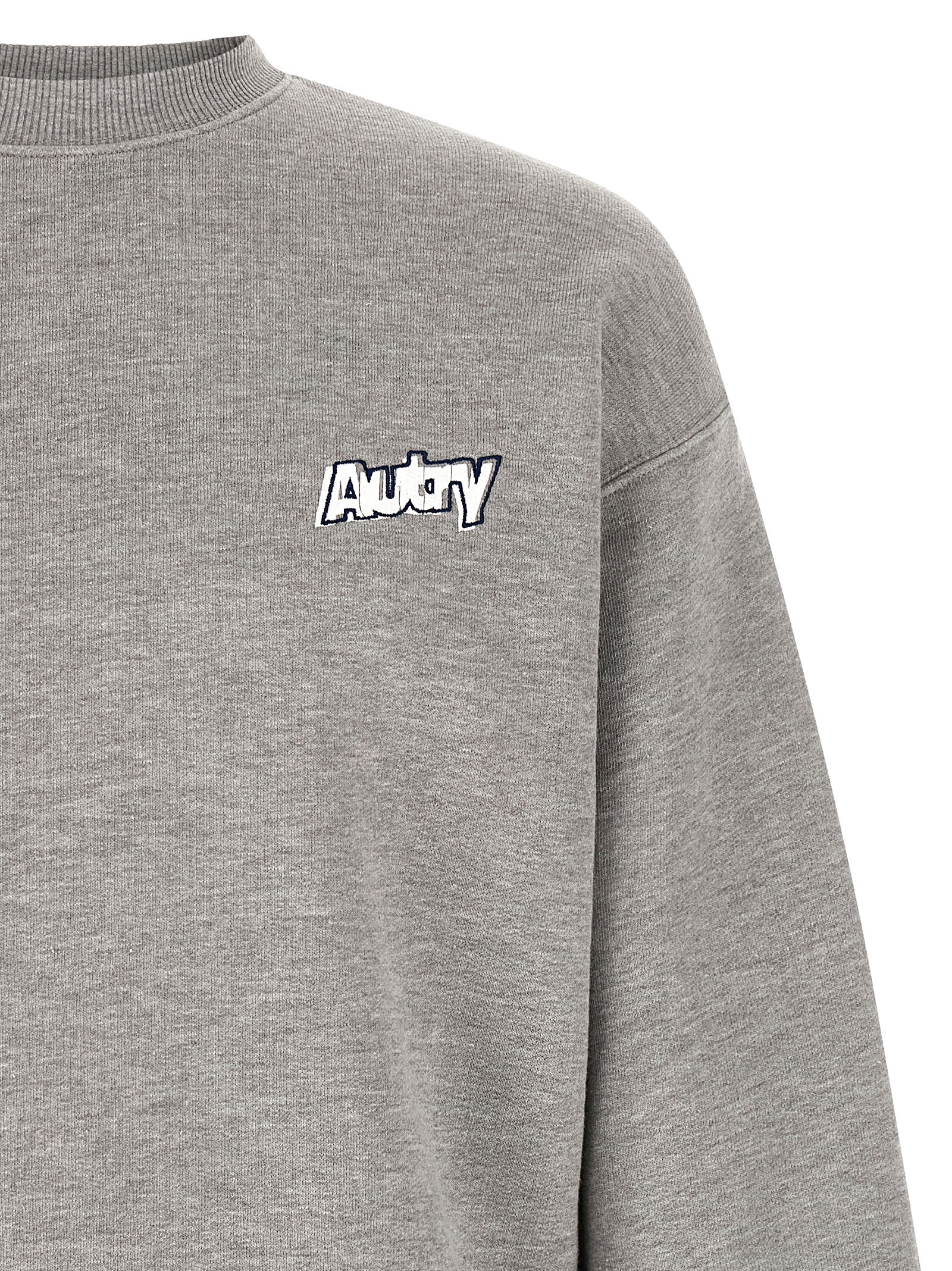 Autry Grauer Baumwollpullover
