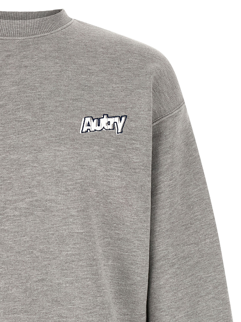 Autry Grauer Baumwollpullover