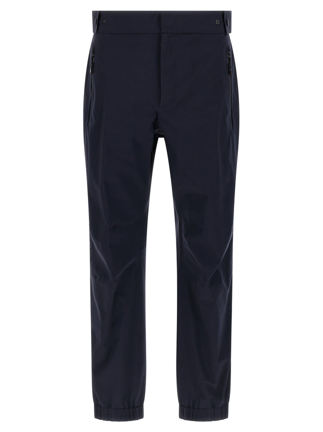 Moncler Grenoble Blaue Jogginghose aus Polyamid (Trainingshose)