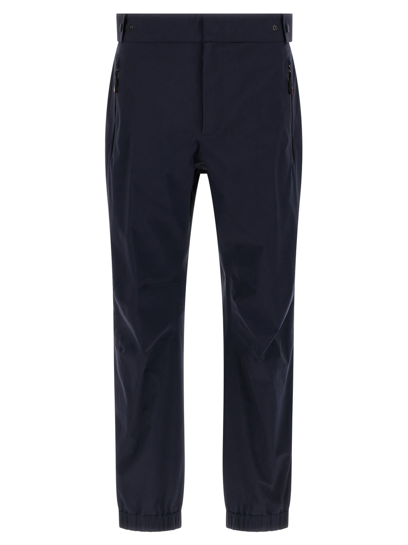 Moncler Grenoble Blaue Jogginghose aus Polyamid (Trainingshose)