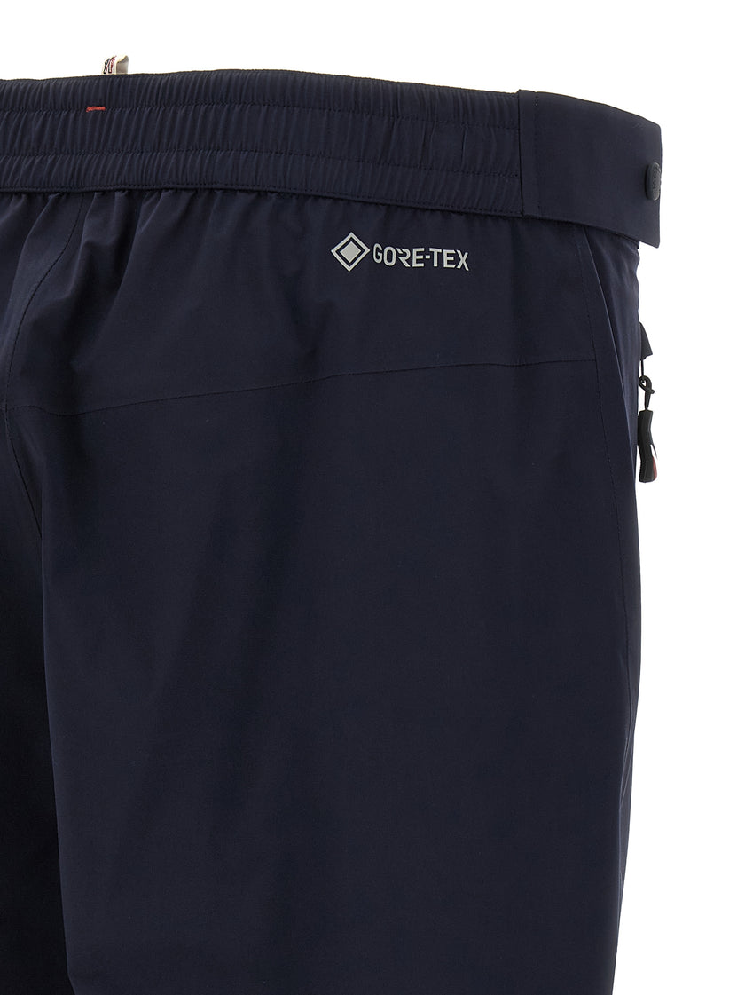 Moncler Grenoble Blaue Jogginghose aus Polyamid (Trainingshose)