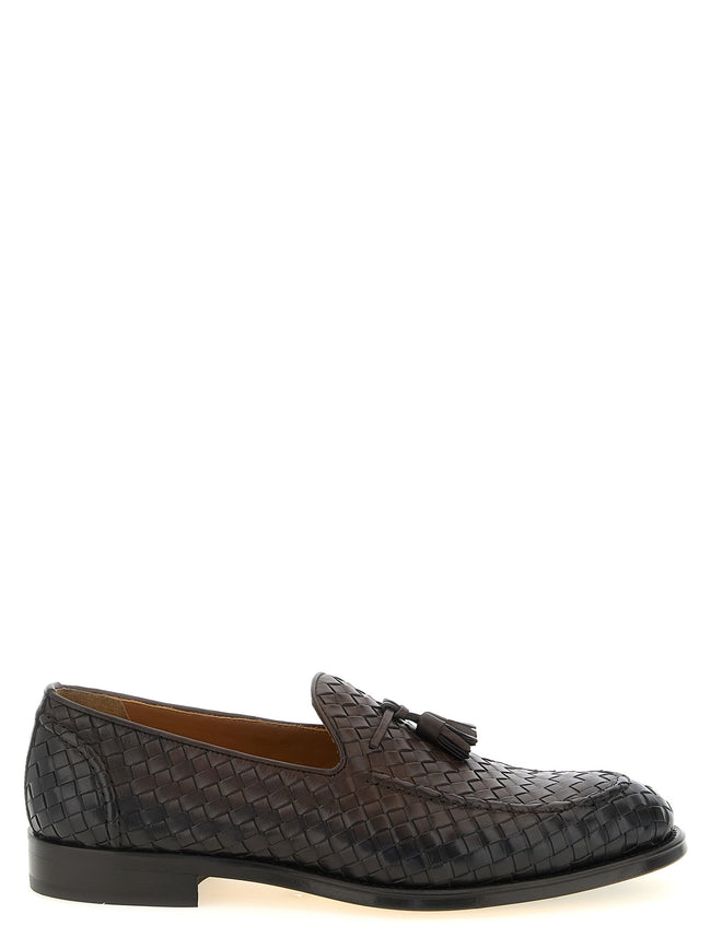 Doucal's brown calfskin loafers