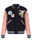 Kenzo Mehrfarbige Woll-Bomberjacke