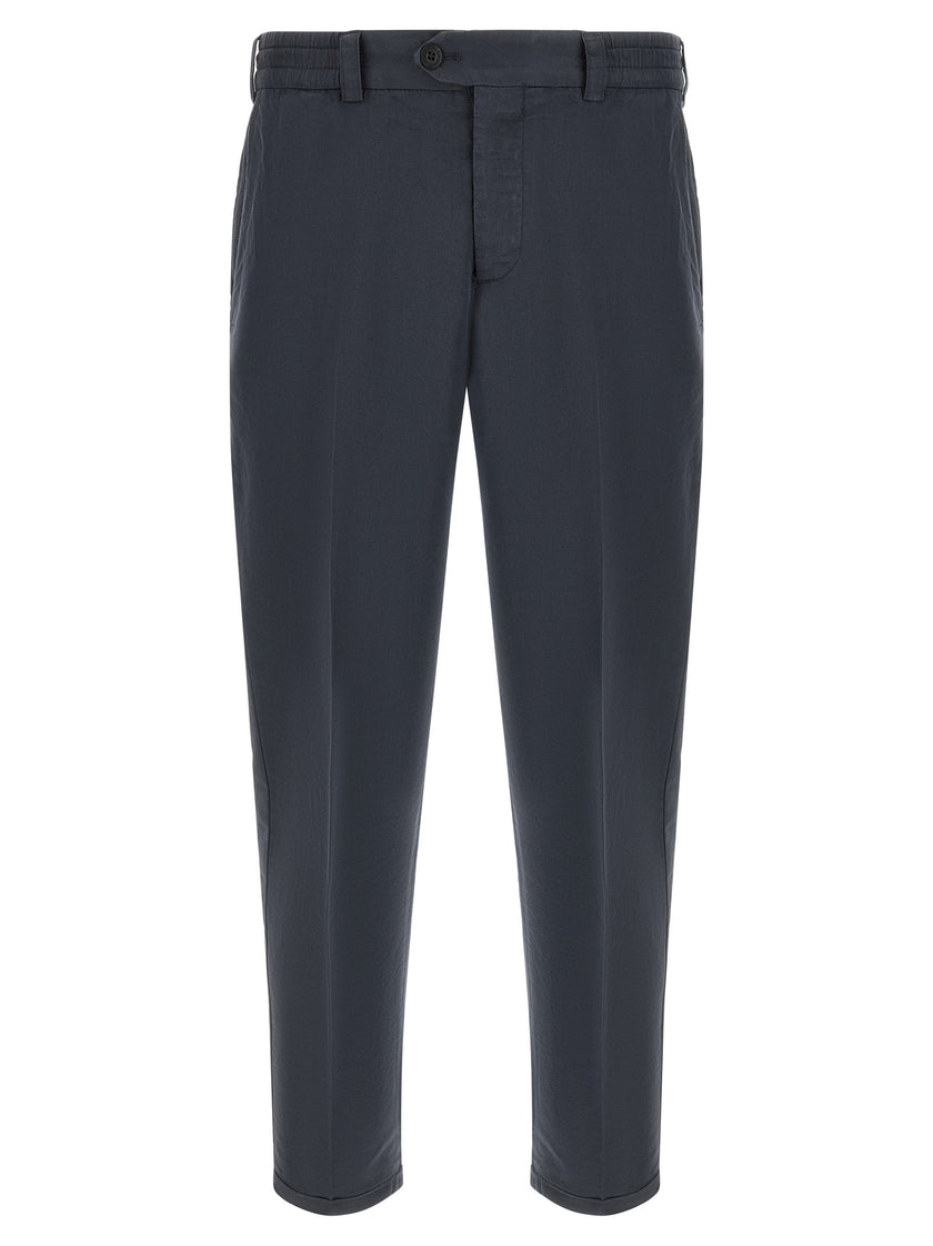PT Torino Blaue Leinenhose