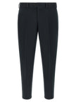 PT Torino Schwarze Leinen-Chino