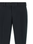 PT Torino Schwarze Leinen-Chino