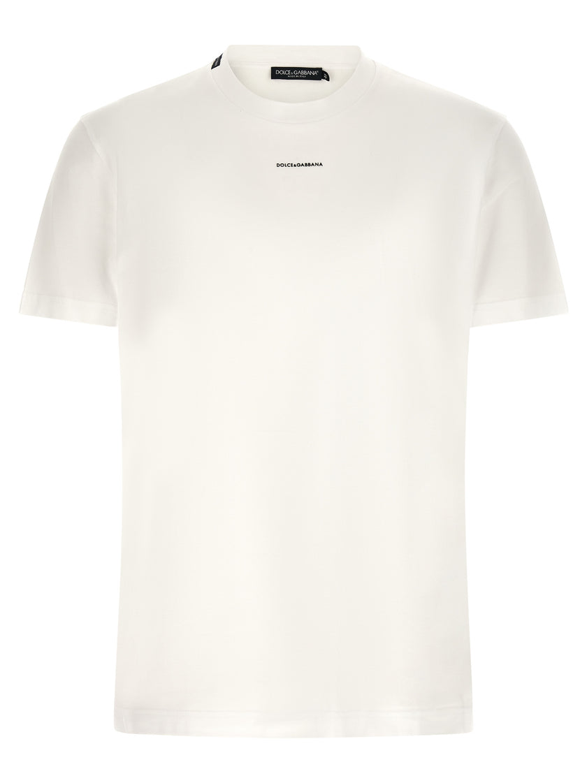Dolce & Gabbana Weißes Baumwoll-T-Shirt