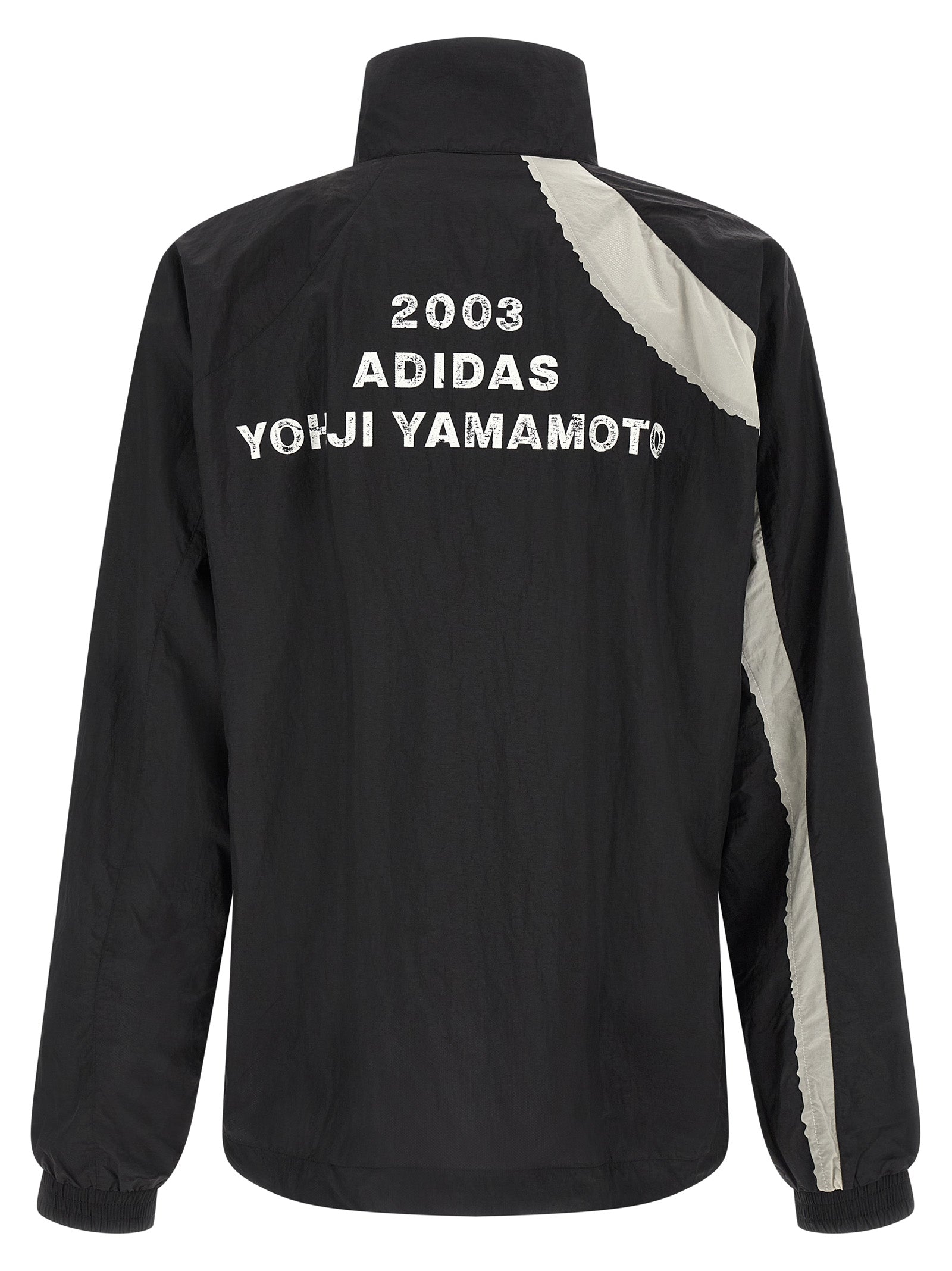 Y-3 Schwarze Polyamid-Shell-Jacke
