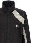 Y-3 Schwarze Polyamid-Shell-Jacke