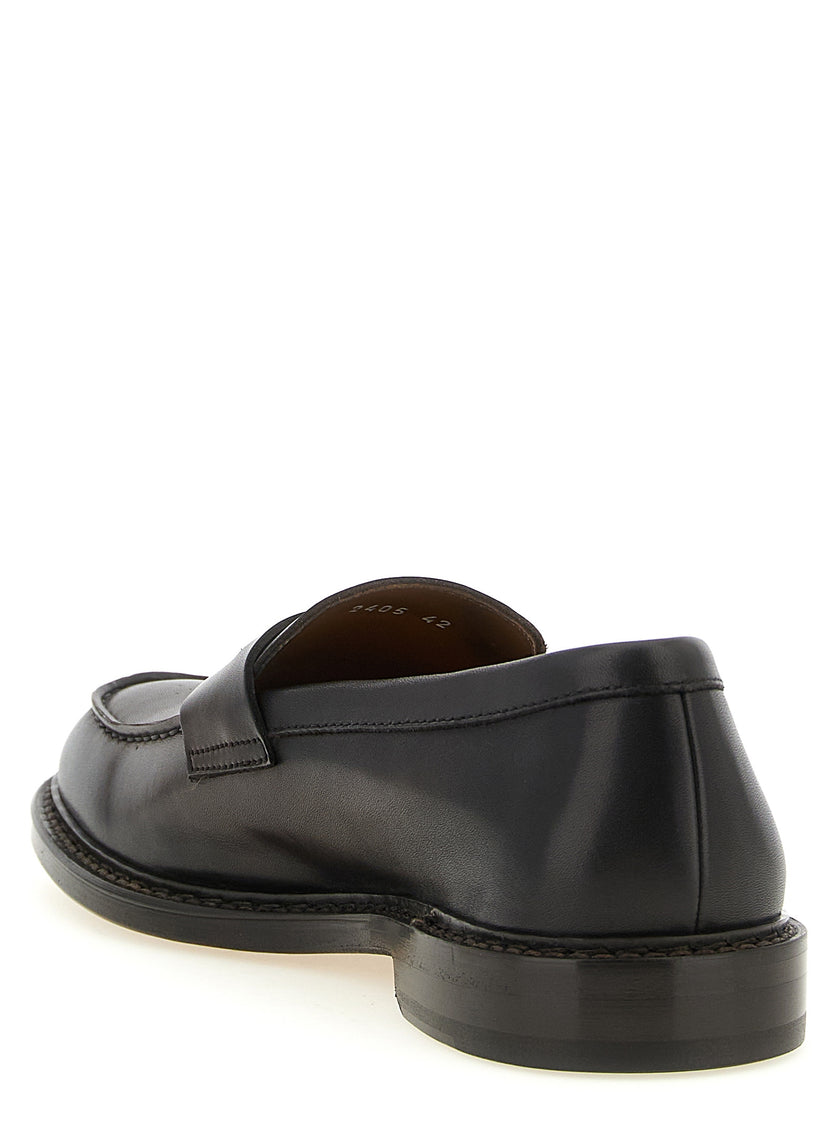 Doucal's Braune Kalbsleder-Slipper
