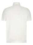 ZEGNA Weißes Poloshirt aus Baumwolle