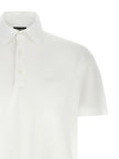 ZEGNA Weißes Poloshirt aus Baumwolle
