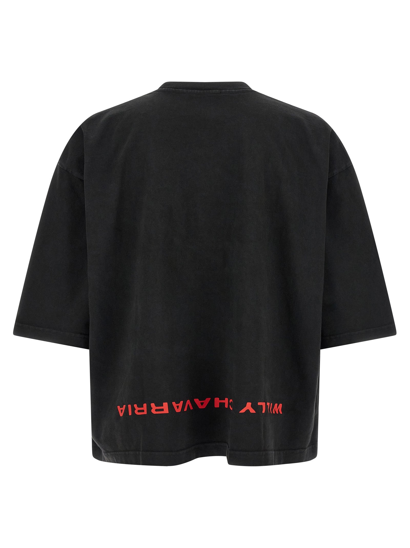 WILLY CHAVARRIA Schwarzes Baumwoll-T-Shirt