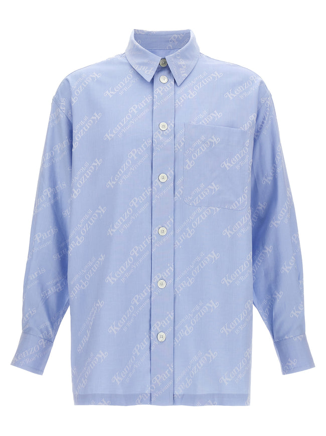 Kenzo Blaue Baumwollbluse