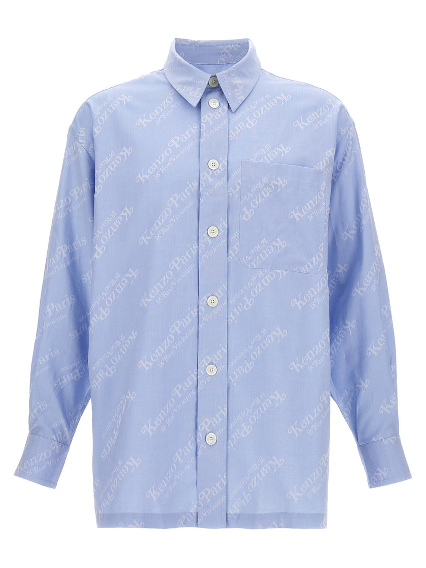 Kenzo Blaue Baumwollbluse