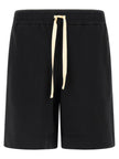 Jil Sander Schwarze Baumwoll-Bermudashorts