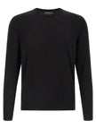 ZANONE Schwarzer Baumwollcardigan