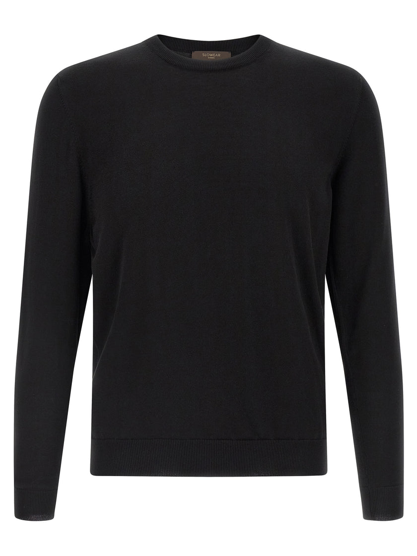 ZANONE Schwarzer Baumwollcardigan