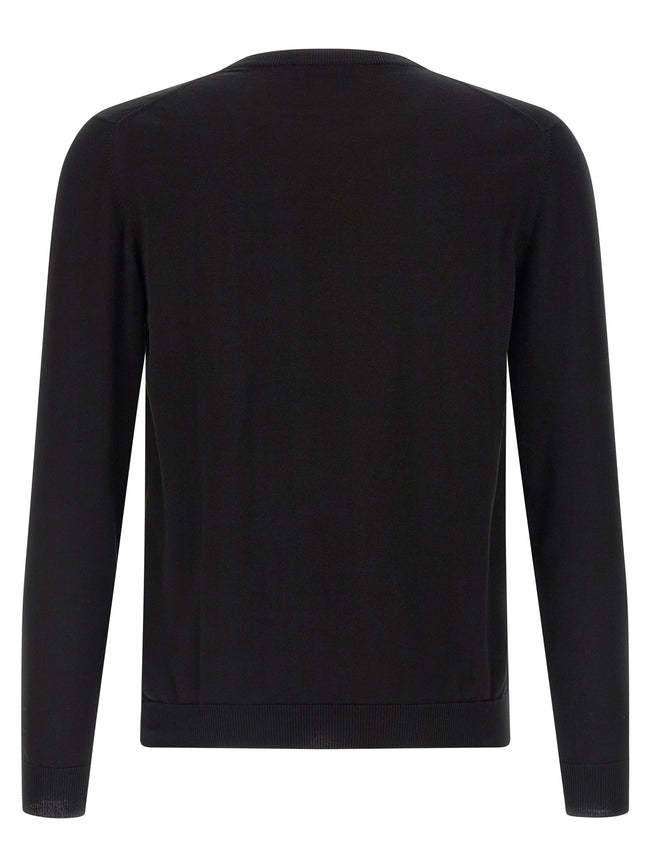 ZANONE Schwarzer Baumwollcardigan
