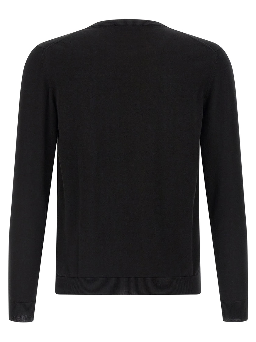 ZANONE Schwarzer Baumwollcardigan