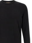 ZANONE Schwarzer Baumwollcardigan
