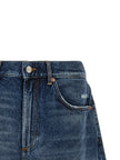 Department 5 Blaue Baumwoll-Bermudashorts
