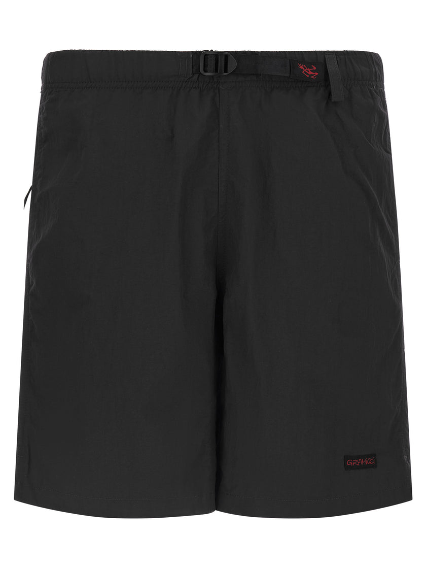 Gramicci Schwarze Bermuda-Shorts aus Nylon