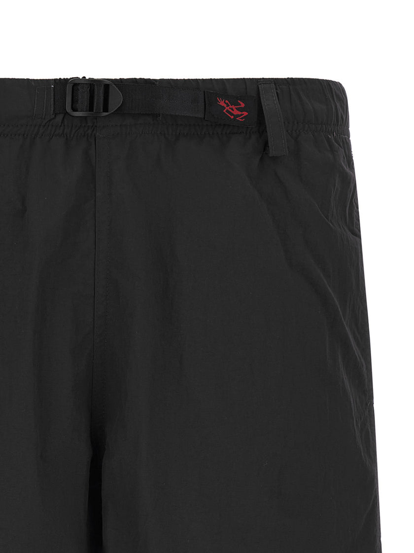 Gramicci Schwarze Bermuda-Shorts aus Nylon