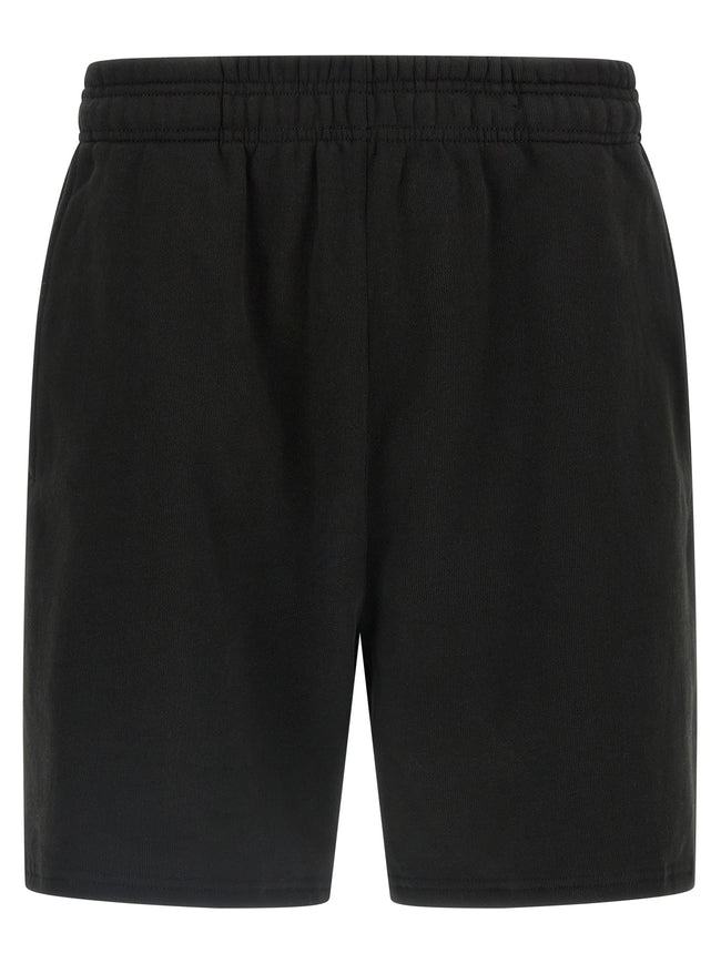 Entire Studios Schwarze Baumwoll-Bermudashorts
