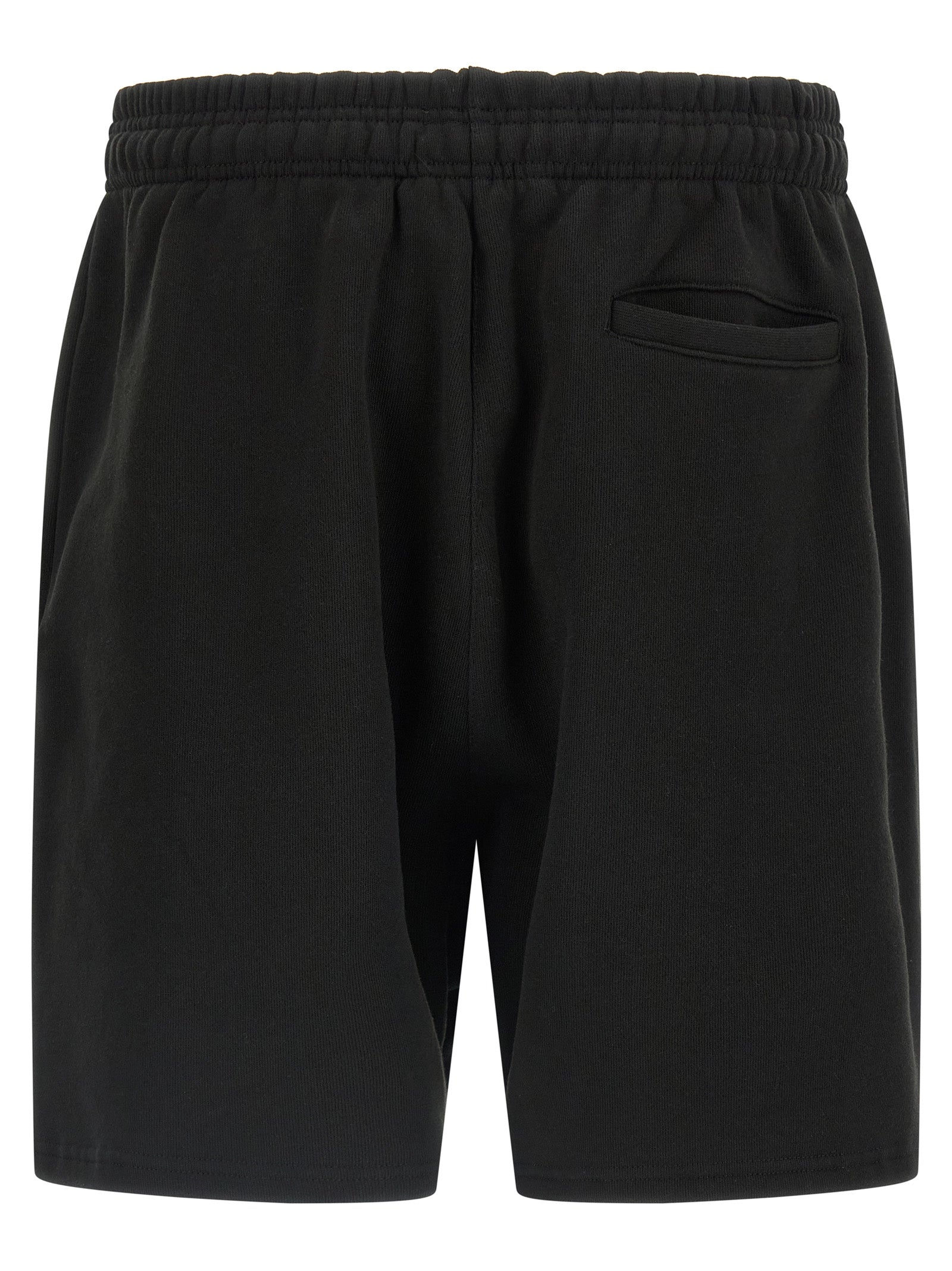 Entire Studios Schwarze Baumwoll-Bermudashorts