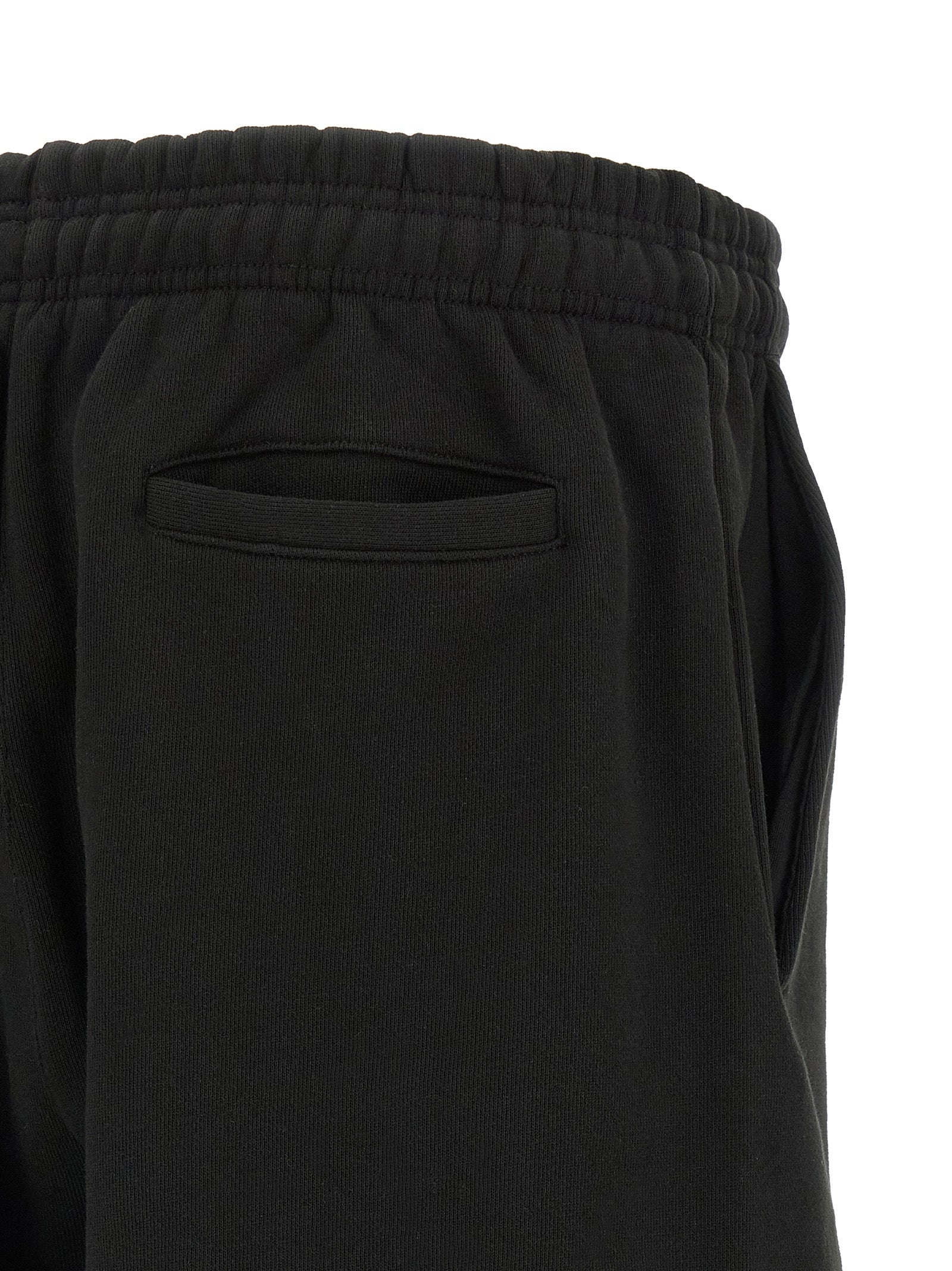 Entire Studios Schwarze Baumwoll-Bermudashorts