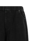 Entire Studios Schwarze Baumwoll-Bermudashorts