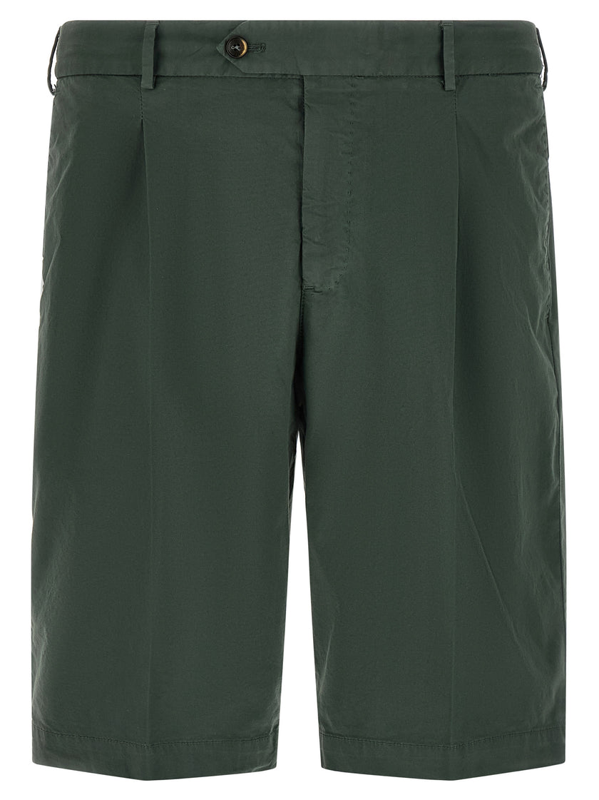 PT Torino Zweifarbige Baumwoll-Bermudashorts