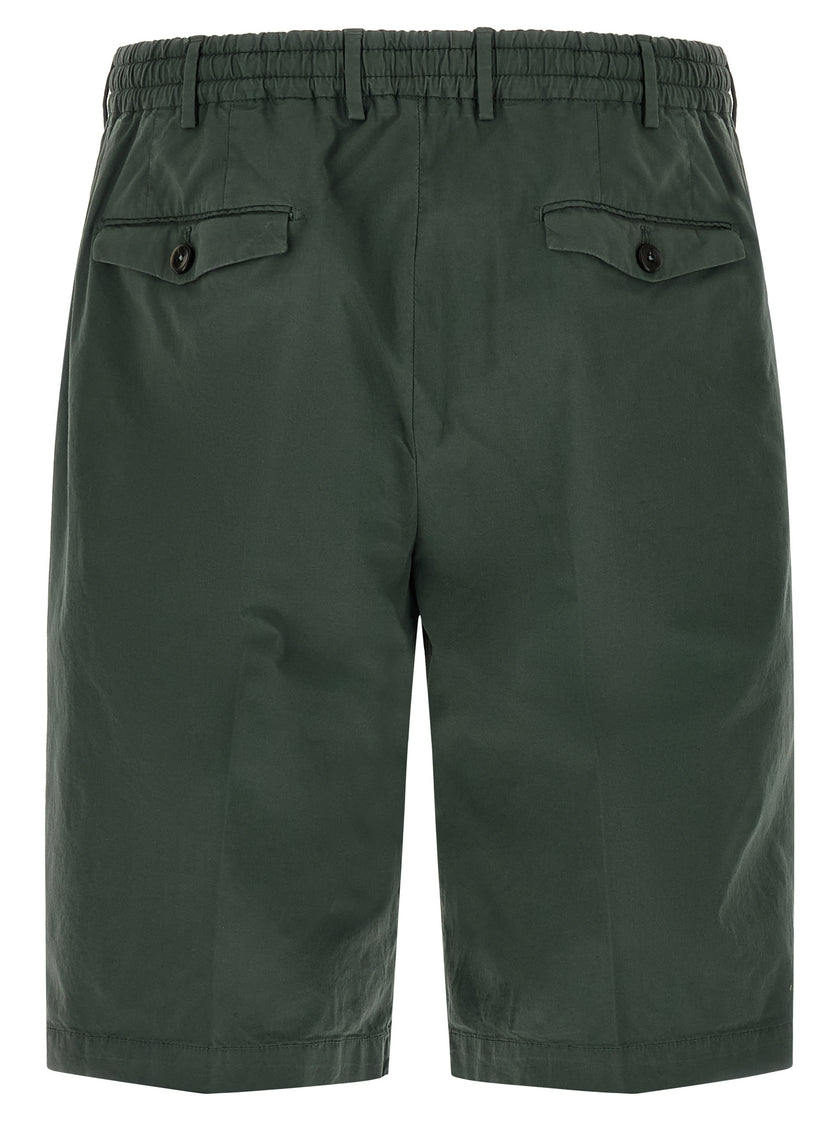 PT Torino Zweifarbige Baumwoll-Bermudashorts