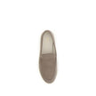 Brunello Cucinelli Graue Kalbsleder Bos Taurus Slipper-Loafer